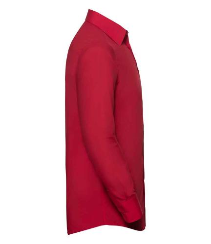 Russell Collection Long Sleeve Tailored Poplin Shirt - CSR - L